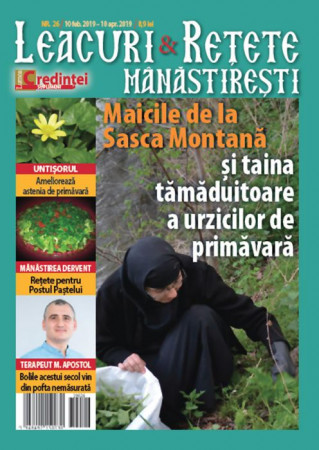Leacuri și rețete mănăstirești. Nr. 27/aprilie 2019 - iunie 2019 