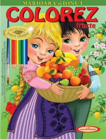 Marioara și Ionuț: colorez fructe