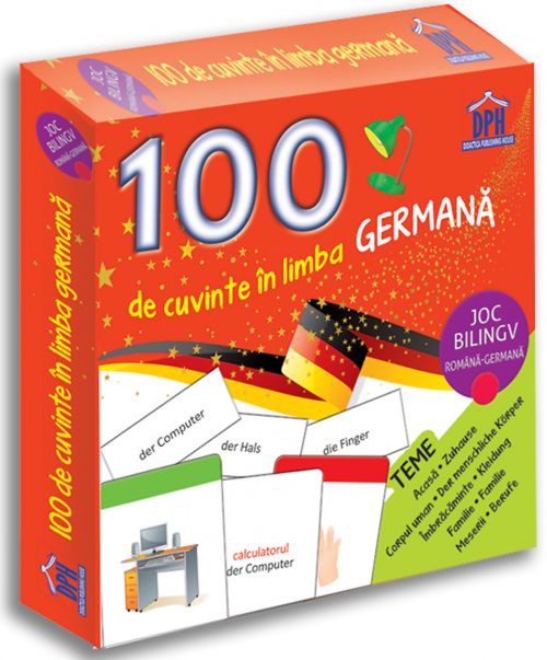 100 de cuvinte în limba germană - Joc bilingv