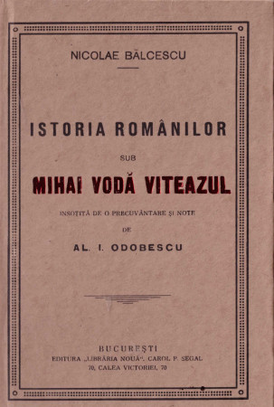 Istoria Românilor sub Mihai Voda Viteazul