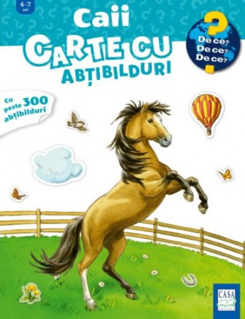 Caii – carte cu abțibilduri